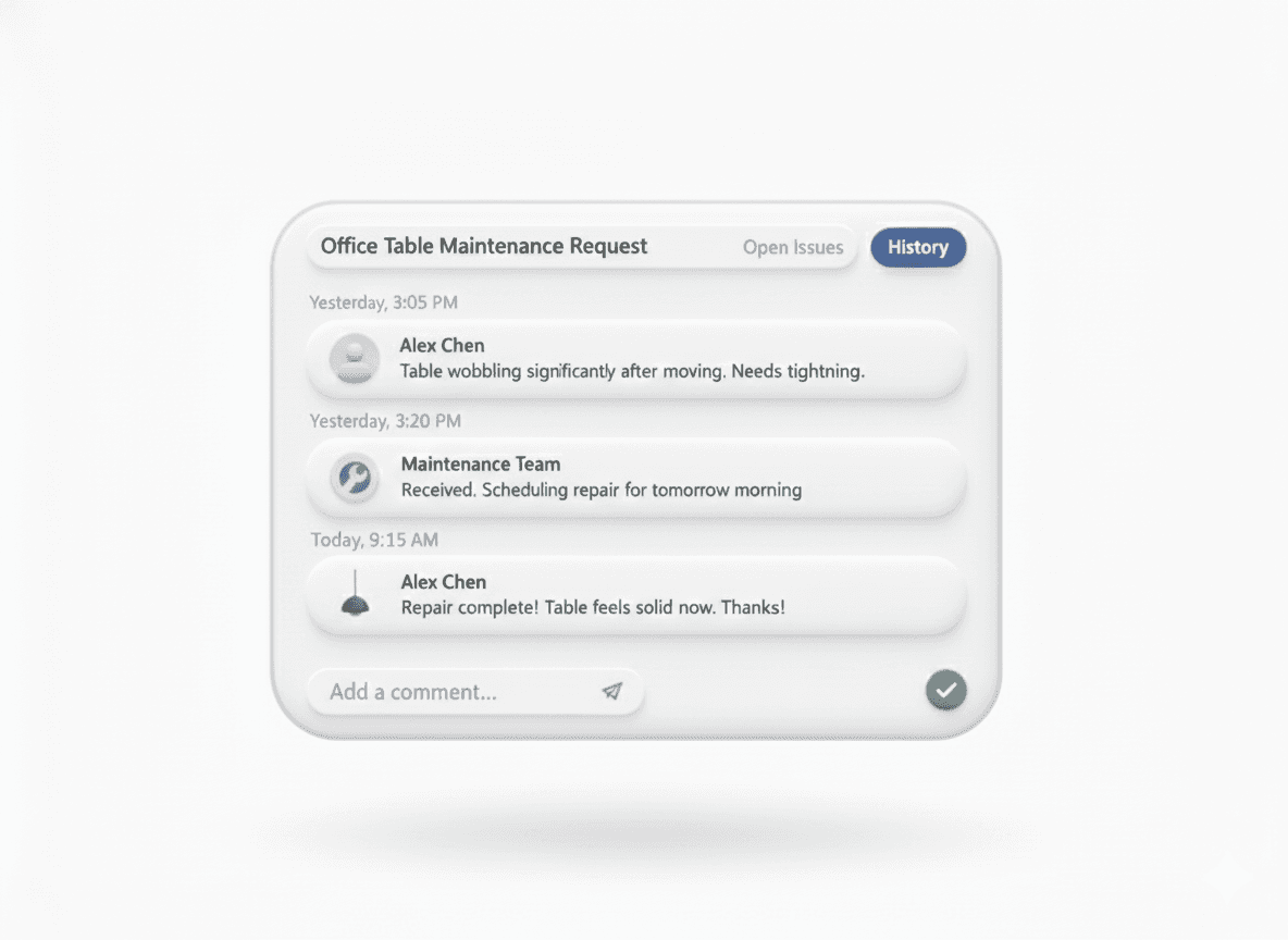 Support & Maintenance Interface